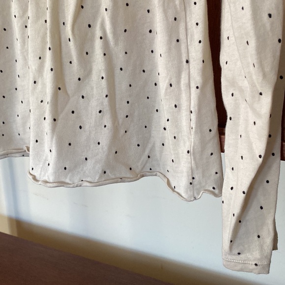 Anthropologie Ric Rac ruffle polka dot long sleeve short - Picture 11 of 11